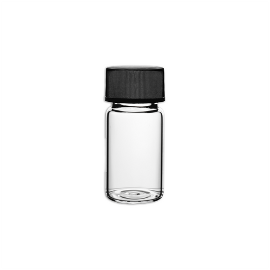 7ml Squat Clear Glass Vial Screw Neck