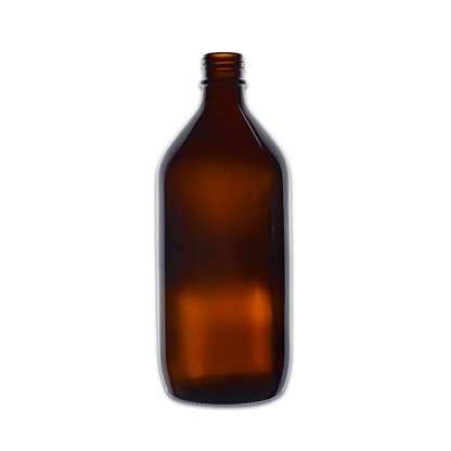 1L Amber Winchester Glass Bottle