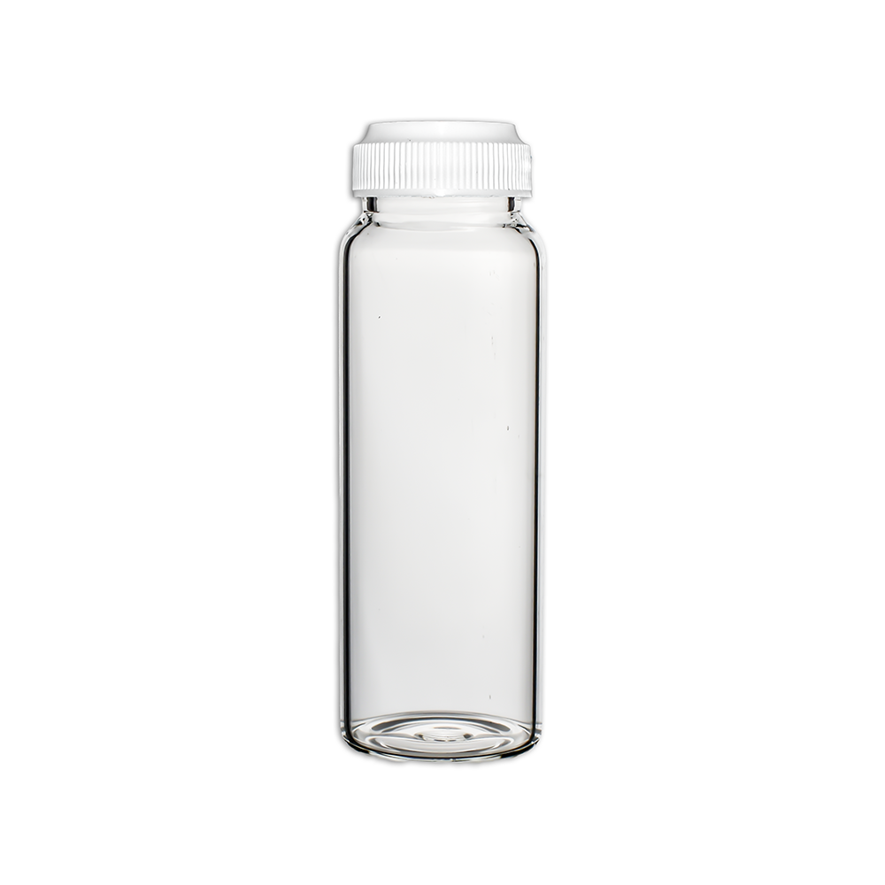 28ml Glass Pathological Vial Tube with White Cap