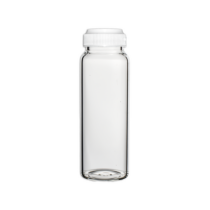 28ml Glass Pathological Vial Tube with White Cap