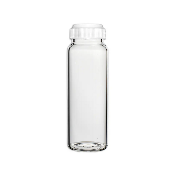28ml Glass Pathological Vial Tube with White Cap Invopak