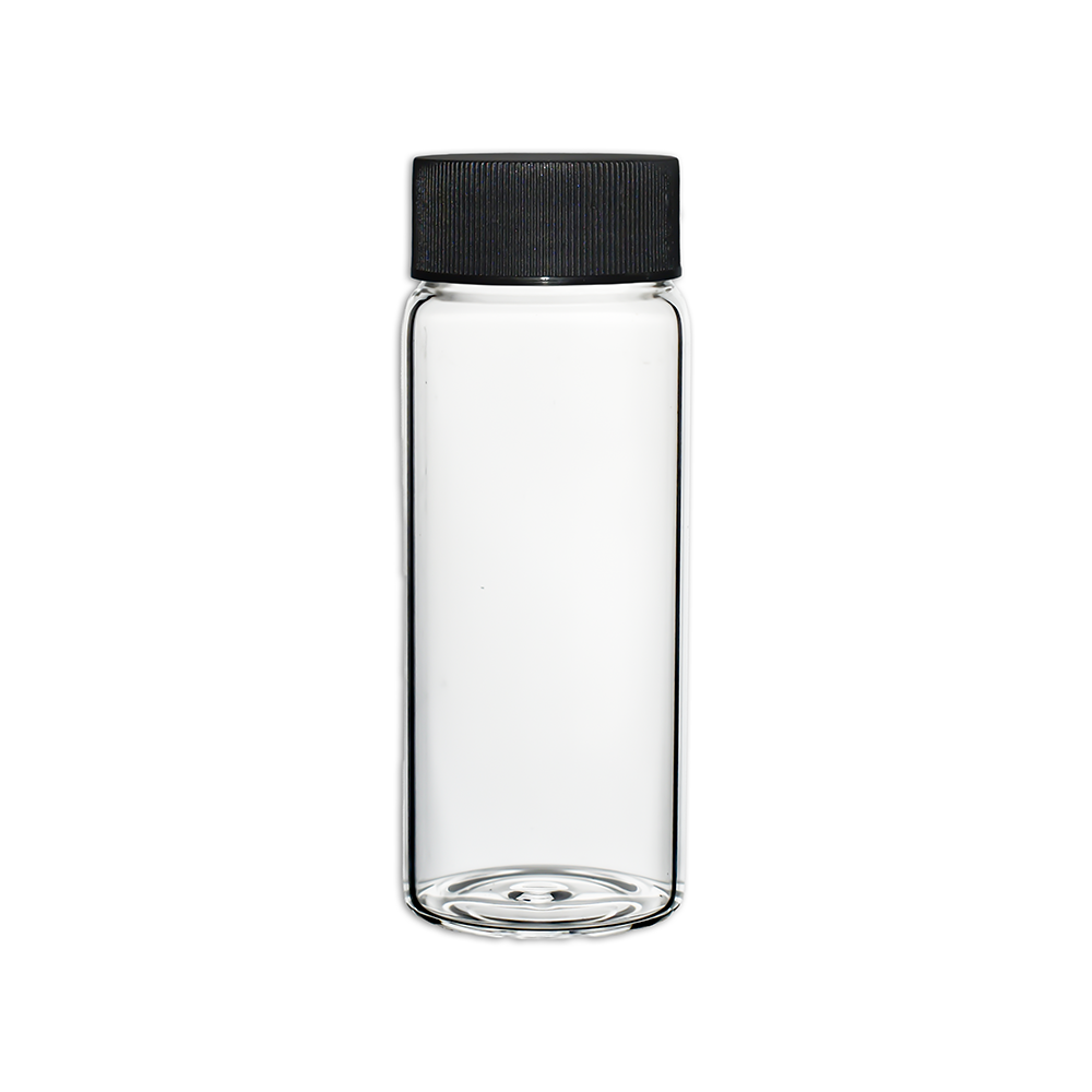 28ml Glass Vial with Black Screw Cap