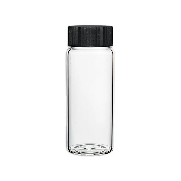 28ml Glass Vial with Black Screw Cap Invopak