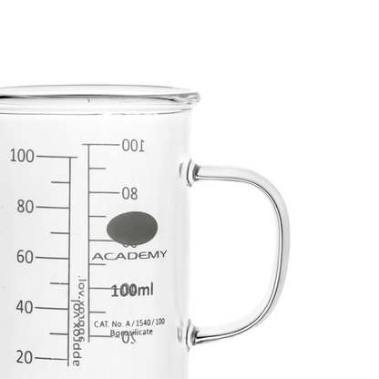 100ml Clear Borosilicate Glass Beaker with Handle