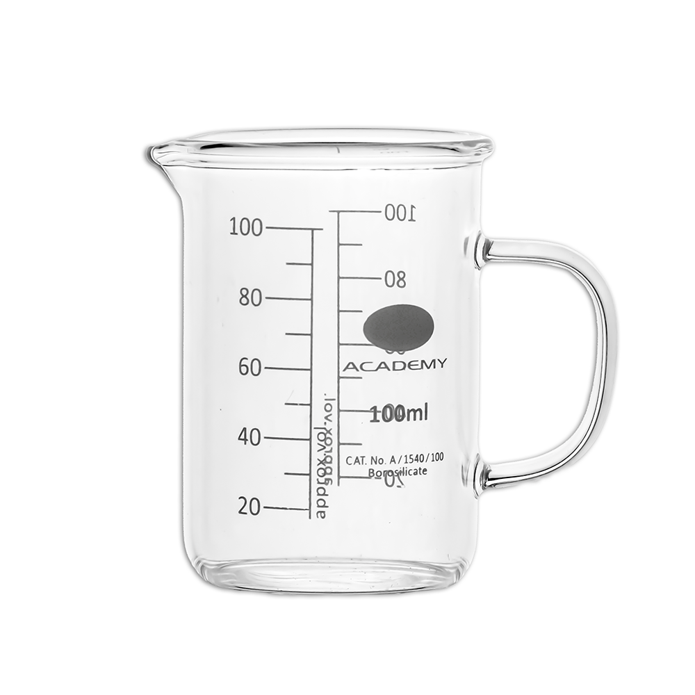 100ml Clear Borosilicate Glass Beaker with Handle