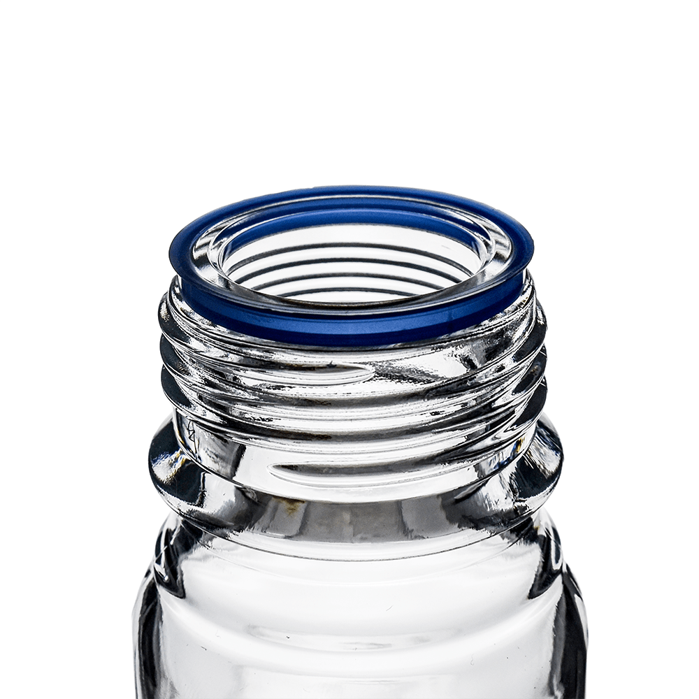 100ml Clear Glass Reagent Bottle with Blue Screw Cap