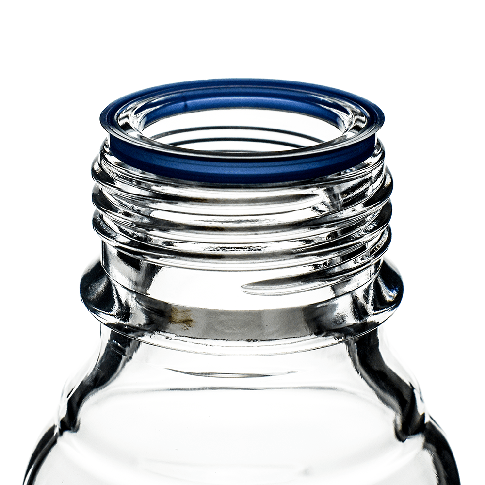 250ml Clear Glass Reagent Bottle with Blue Screw Cap