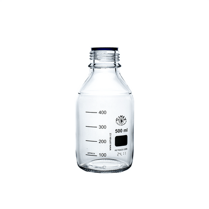 500ml Clear Glass Reagent Bottle with Blue Screw Cap