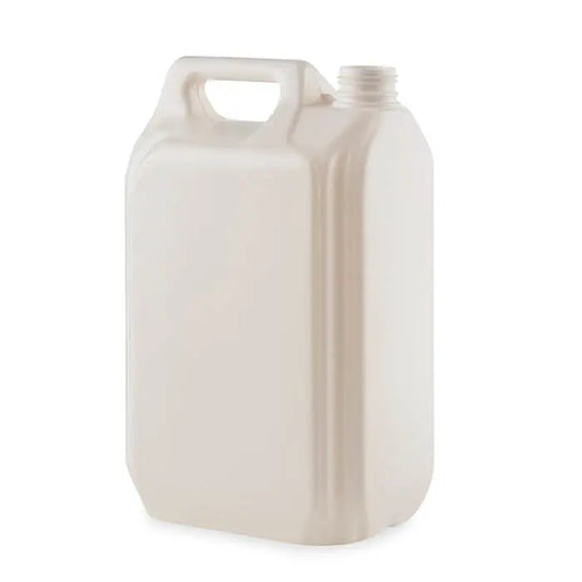 5 Litre Recycled Plastic White Food Grade Jerry Can Invopak