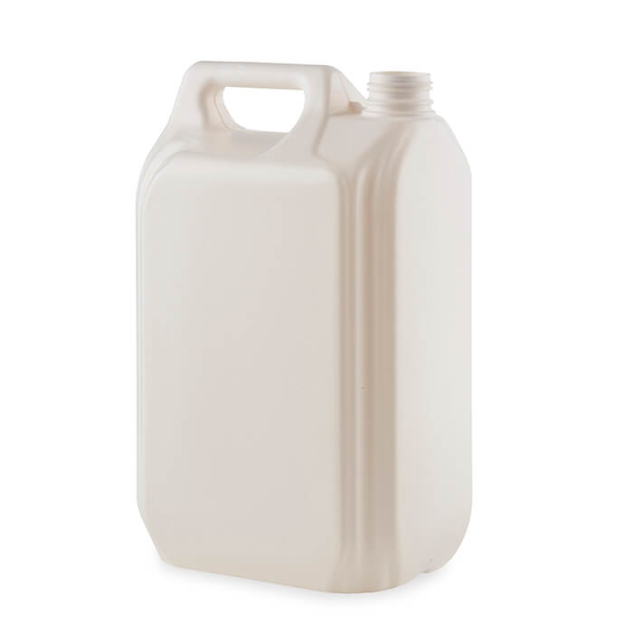 5 Litre Recycled Plastic White Food Grade Jerry Can
