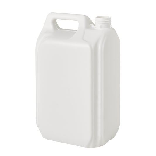 5 Litre Recycled Plastic White Jerry Can