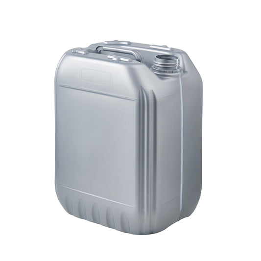 20 Litre Recycled Plastic Silver Stackable Jerry Can