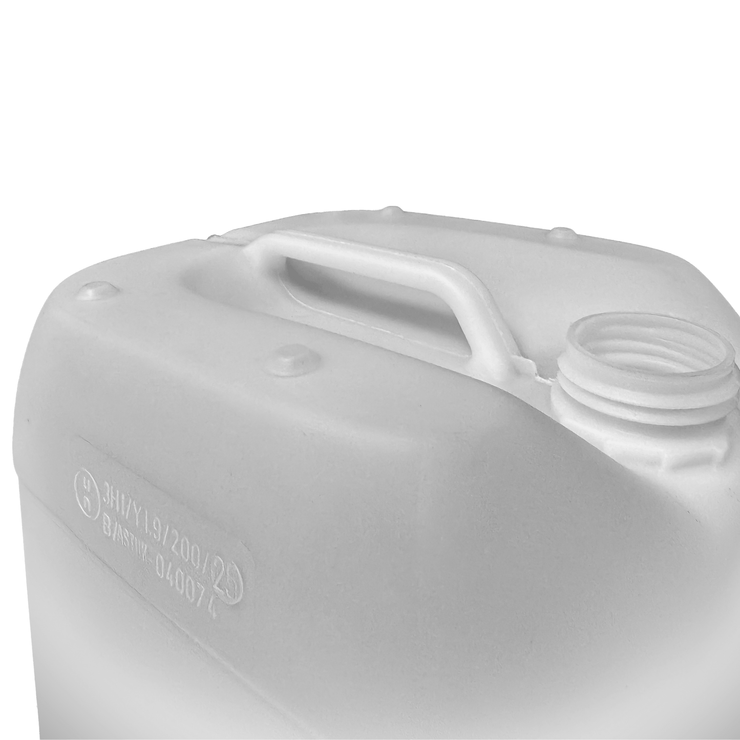15 Litre Recycled Plastic UN Approved Natural Stackable Jerry Can with 61mm Neck 670g