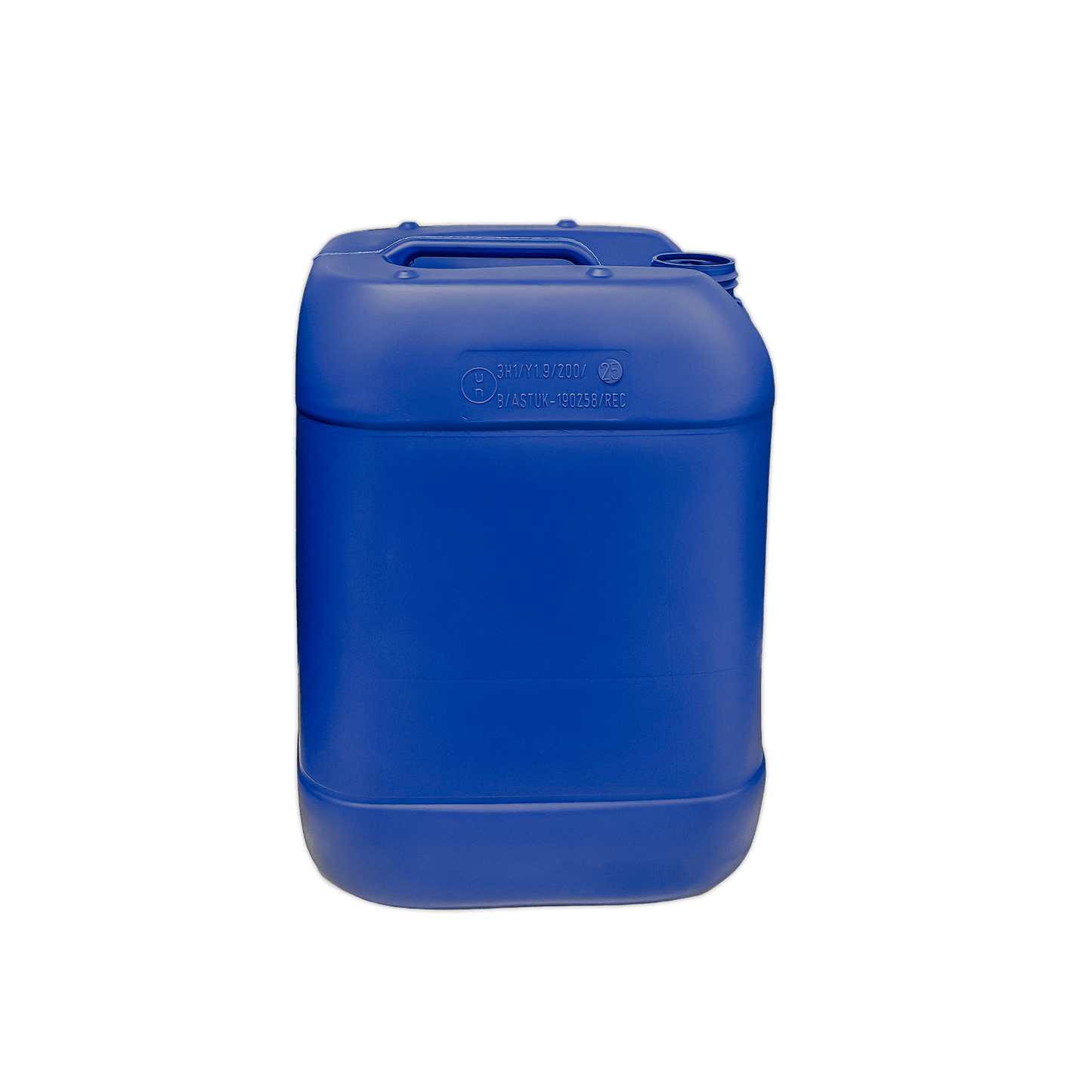 20 Litre Recycled Plastic UN Approved Blue Stackable Jerry Can with 61mm Neck