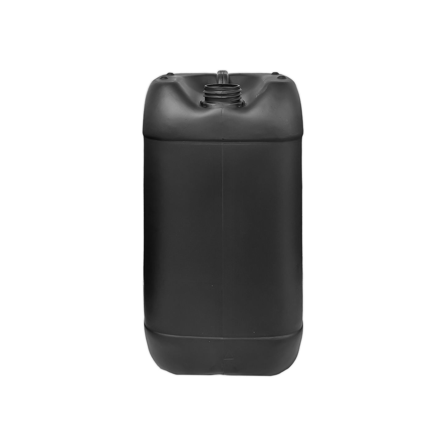 25 Litre Recycled Plastic UN Approved Black Stackable Jerry Can with 61mm Neck