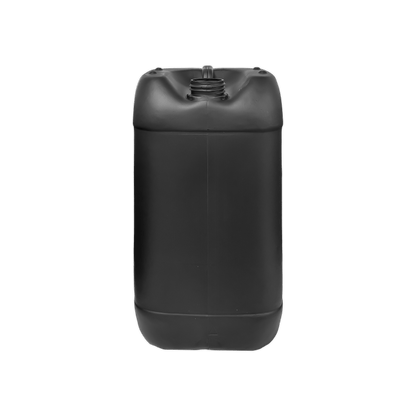 25 Litre Recycled Plastic UN Approved Black Stackable Jerry Can with 61mm Neck