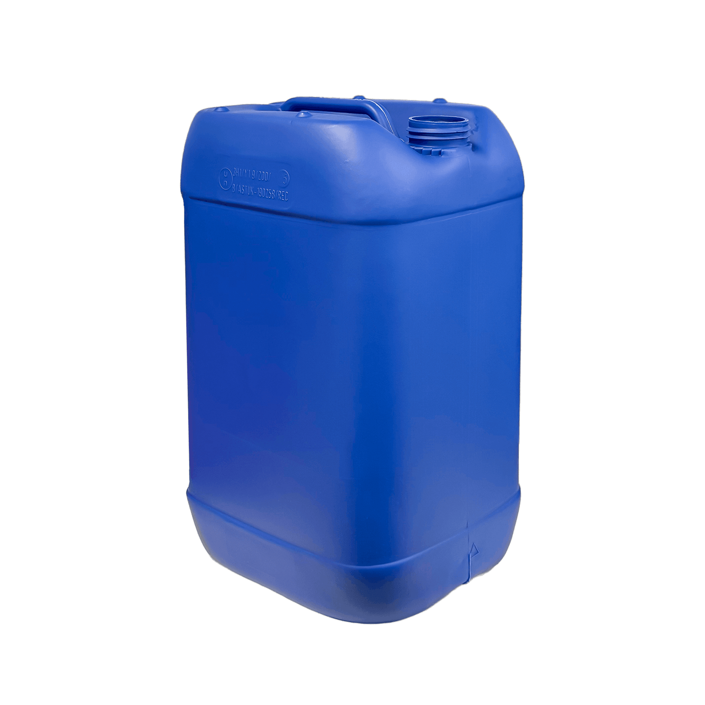 25 Litre Recycled Plastic UN Approved Blue Stackable Jerry Can with 61mm Neck
