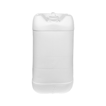 25 Litre Recycled Plastic UN Approved White Stackable Jerry Can with 61mm Neck
