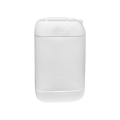 25 Litre Recycled Plastic UN Approved White Stackable Jerry Can with 61mm Neck