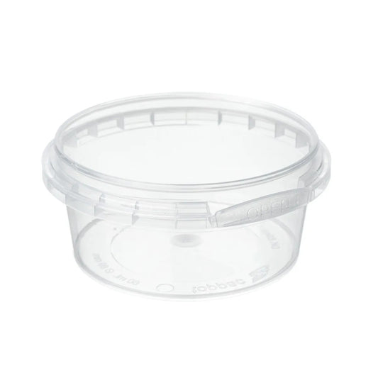 60ml Clear Plastic Tamper Evident Tub