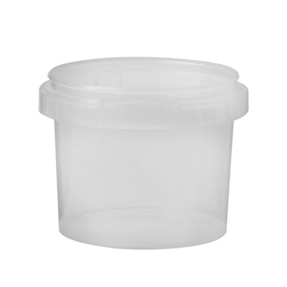 120 ML Plastic Clear Tamper Evident Tub