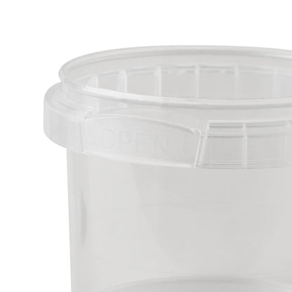 120 ML Plastic Clear Tamper Evident Tub