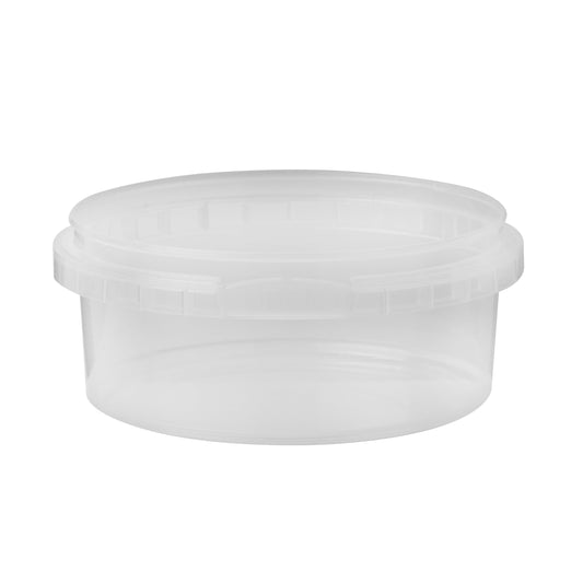 180ml Clear Plastic Tamper Evident Tub