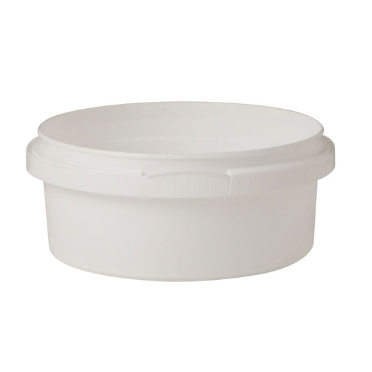 180 ML Plastic White Tamper Evident Tub