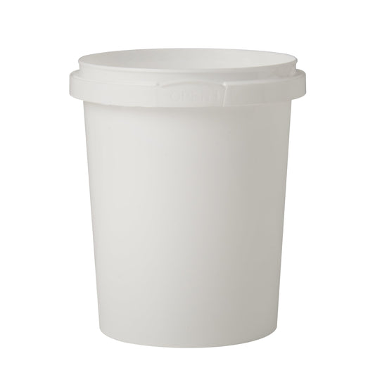 520ml White Plastic Tamper Evident Tub