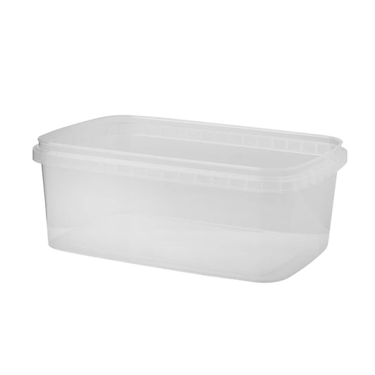 1.2L Clear Rectangle Tub