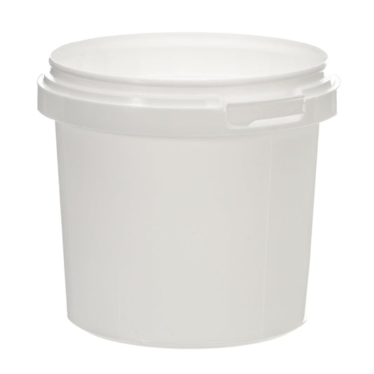 120ml White Plastic Tamper Evident Tub