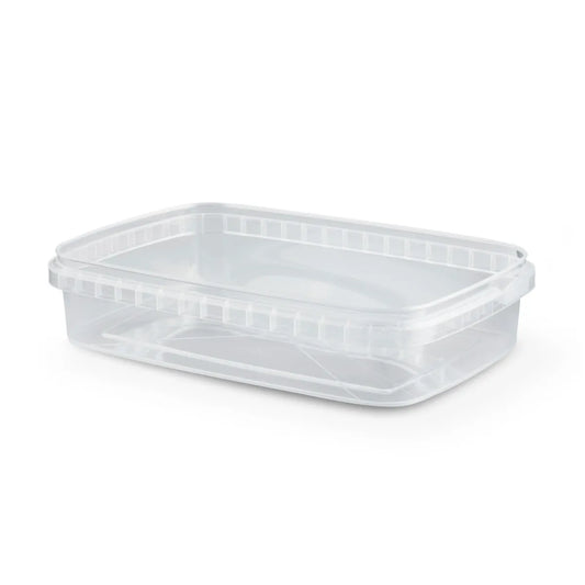 600ML Clear Rectangle Tub