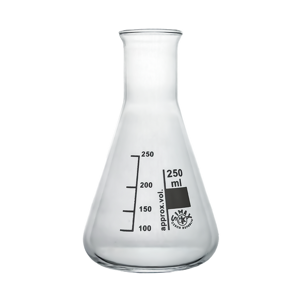 Simax Conical Flask Narrow Neck, 250ml, Borosilicate Glass