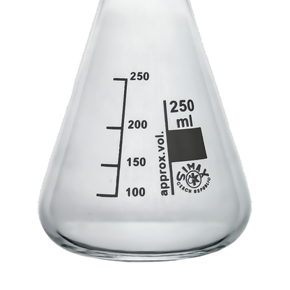 Simax Conical Flask Narrow Neck, 250ml, Borosilicate Glass