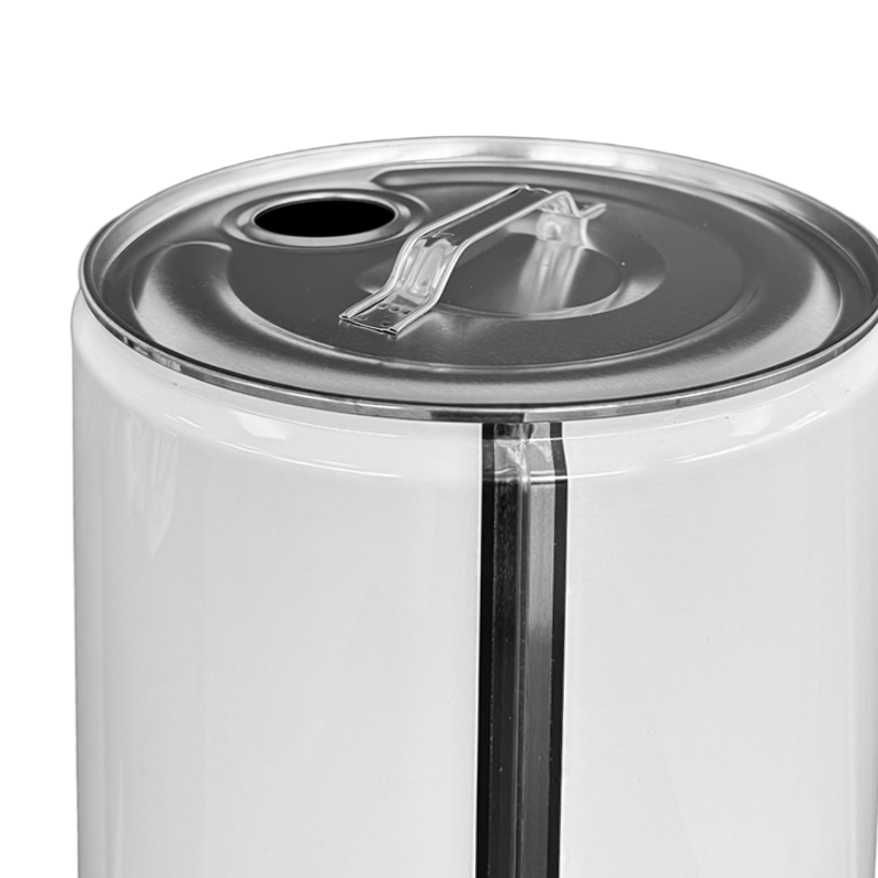 25 Litre White Tinplate UN Approved Tighthead Drum Plain 57mm Din Berg