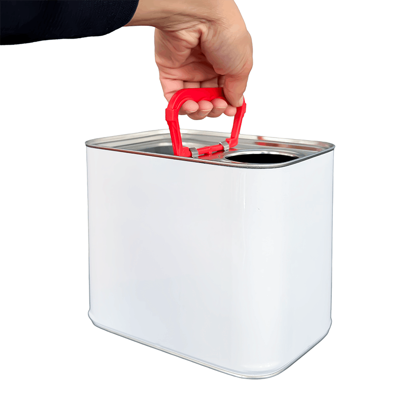 2.5 Litre Stackable Rectangular Tin Plain Interior 57mm DIN berg