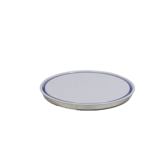 2.5L LID WHITE/LAQ FOR LEVER LID TIN EMB