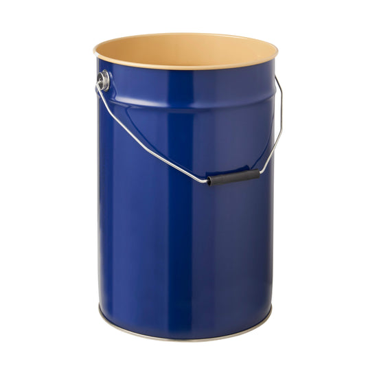 21 Litre Tinplate Blue Pail Lacquered Interior UN Approved