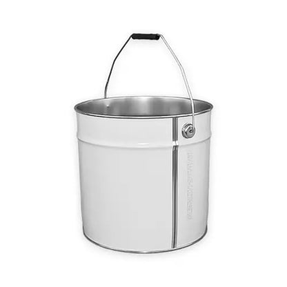 15 Litre White Tinplate Pail Plain Interior UN Approved Invopak