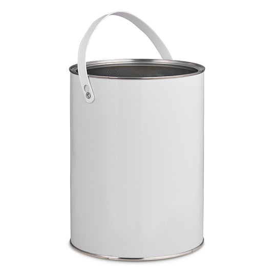 5 Litre Plain Lever Lid Tin with Plastic Handle