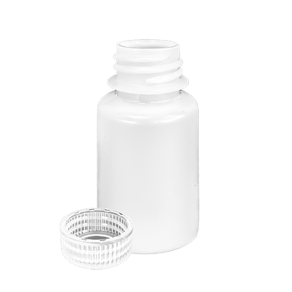60ml Wide mouth HDPE bottle and screw top PP cap