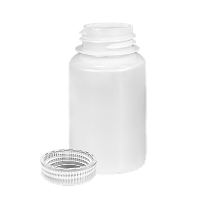 125ml Wide mouth HDPE bottle and screw top PP cap
