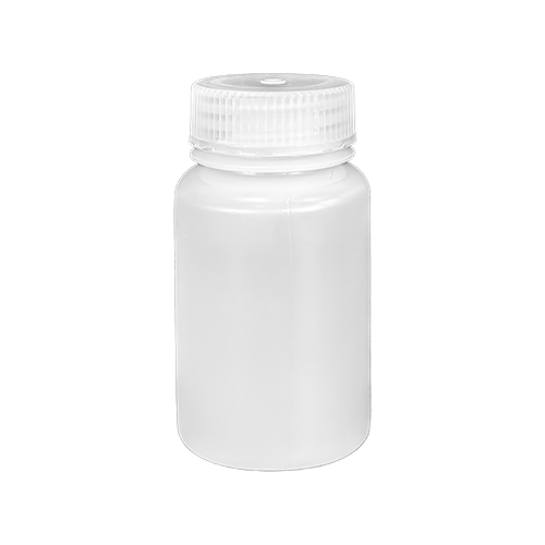 125ml Wide mouth HDPE bottle and screw top PP cap