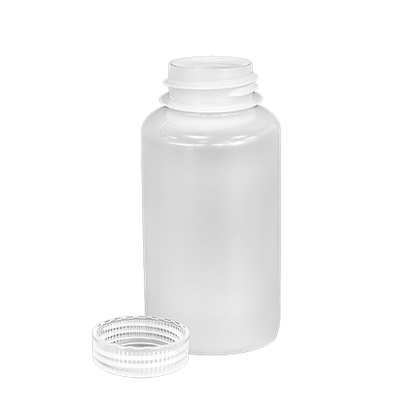 250ml Wide mouth HDPE bottle and screw top PP cap