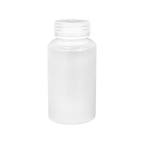 250ml Wide mouth HDPE bottle and screw top PP cap