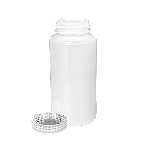 500ml Wide mouth HDPE bottle and screw top PP cap