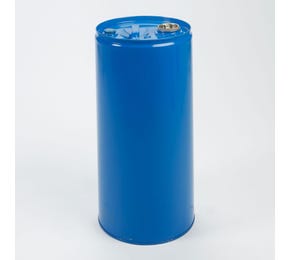 30 Litre Steel Blue UN Approved Tighthead Drum Lacquered Interior with Bung Closure
