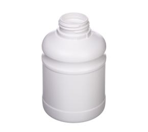500 ML White UN Approved Fluorinated Cylindrical Bottle 42mm Neck