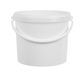 18 Litre White Plastic Bucket with Plastic Handle
