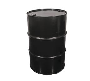210 Litre Steel Black UN Approved Tighthead Drum with Lacquered Interior